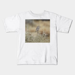 wild, birds, sage thrasher, wildlife, gifts Kids T-Shirt